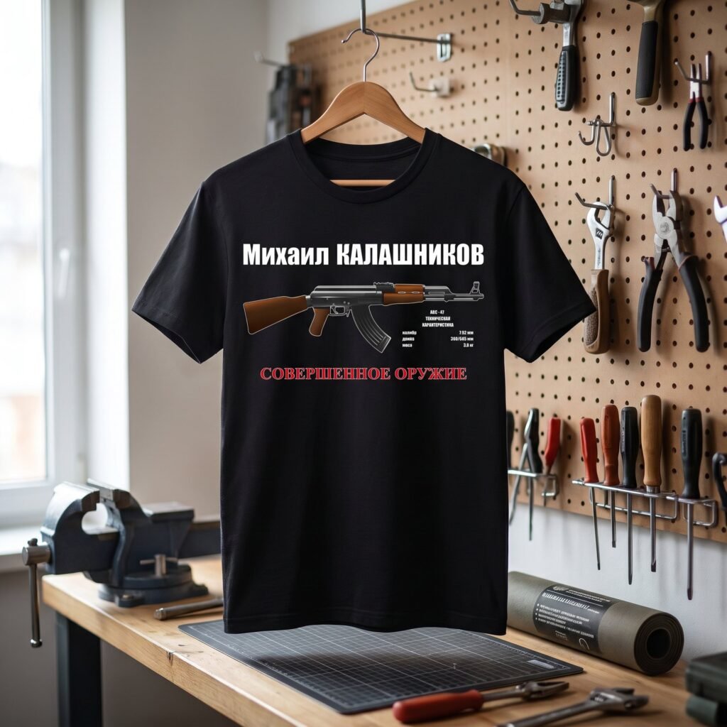 Kalashnikov AK 47 Russian Technical Plate Tee