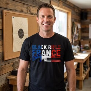 Black Rifle France, AR 15 in Tricolor Flag Colors