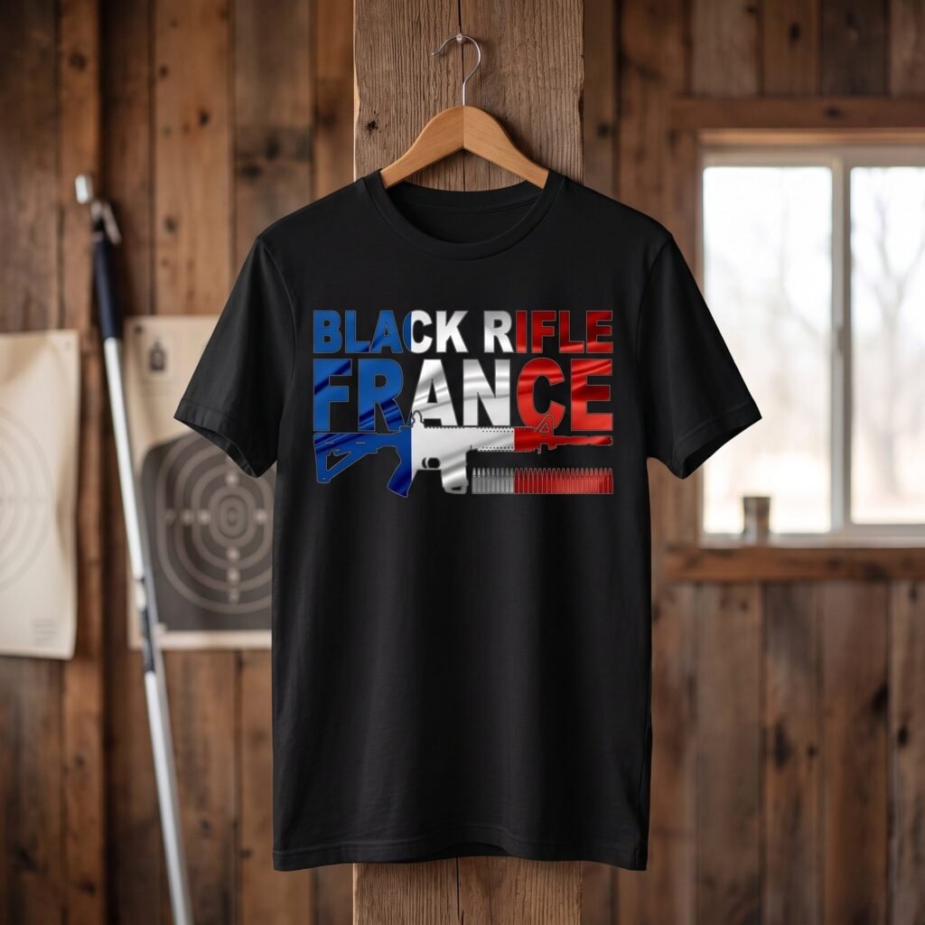 Black Rifle France, AR 15 in Tricolor Flag Colors