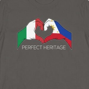 Italian Filipino Perfect Heritage Heart Hands Tee