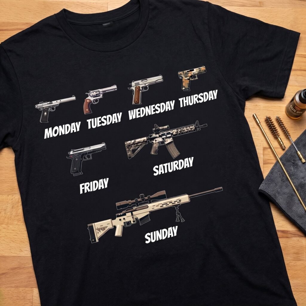 Monday to Sunday, One Gun for Each Day of the Week