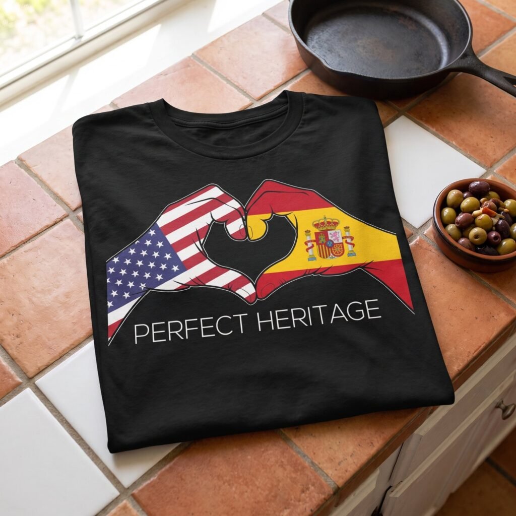 Spanish American Perfect Heritage Heart Tee