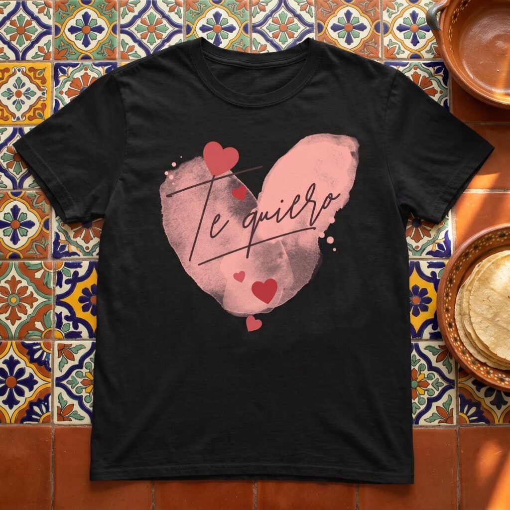 Te Quiero, Spanish I Love You Watercolor Tee