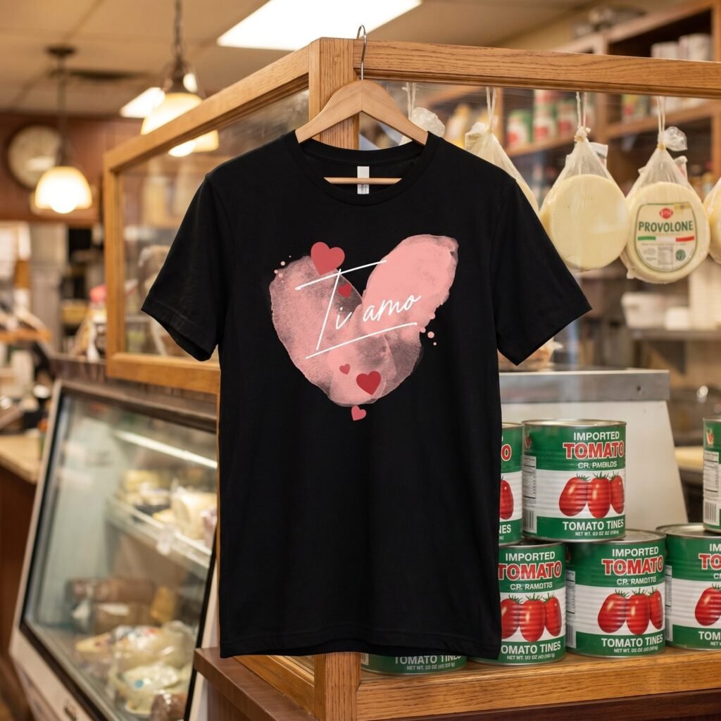 Ti Amo, Italian I Love You Watercolor Tee