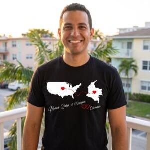 USA and Colombia, Two Hearts and One Red Line